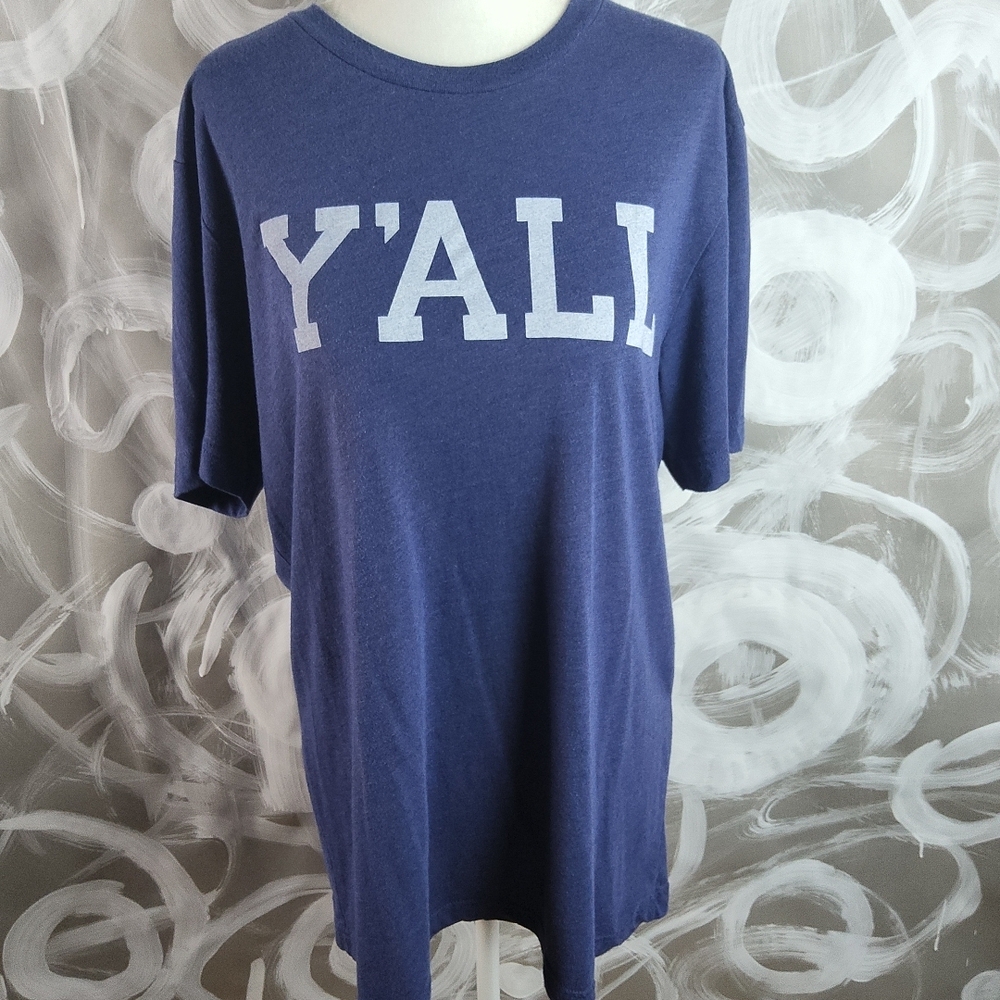 KY For KY Y'ALL Wmns L Screenprinted In Kentucky Blue T Shirt Tee ComfyCore